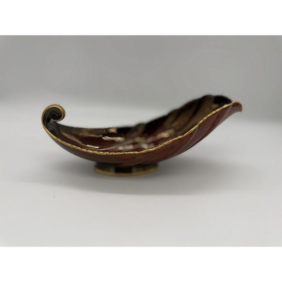 Other - 1973 Art Deco Vintage CARLTON WARE ROUGE ROYALE  Dark Red Gold Trim
